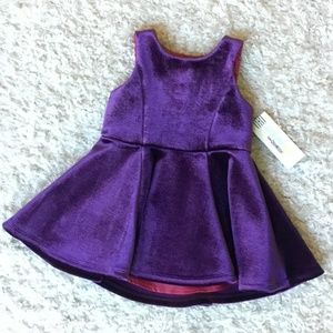 Oshkosh B'gosh NWT Purple "Velvet" Dress 18M